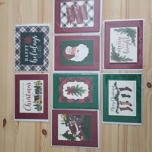 Handmade 'Twas The Night Before Christmas Cards Stationery Set - Picture 3 of 15